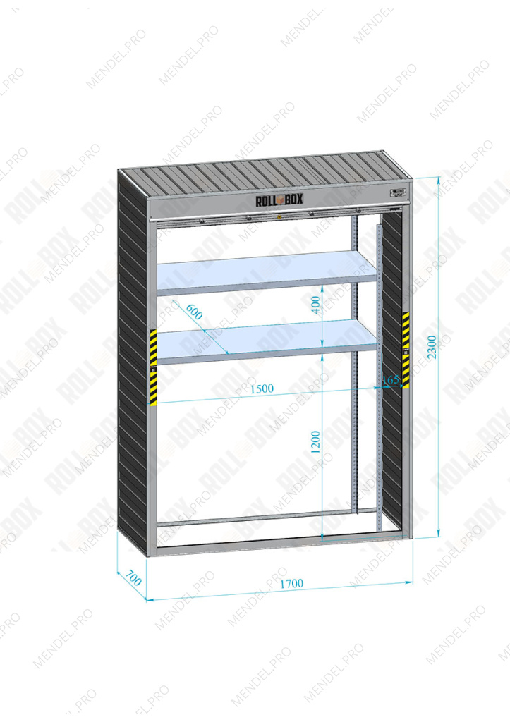 Шкаф в паркинг ROLL‑BOX IN STOCK XS-1