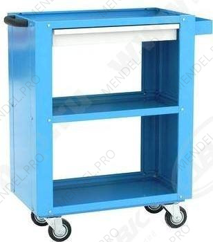 Тележка инструментальная  с тремя полками,ящиком