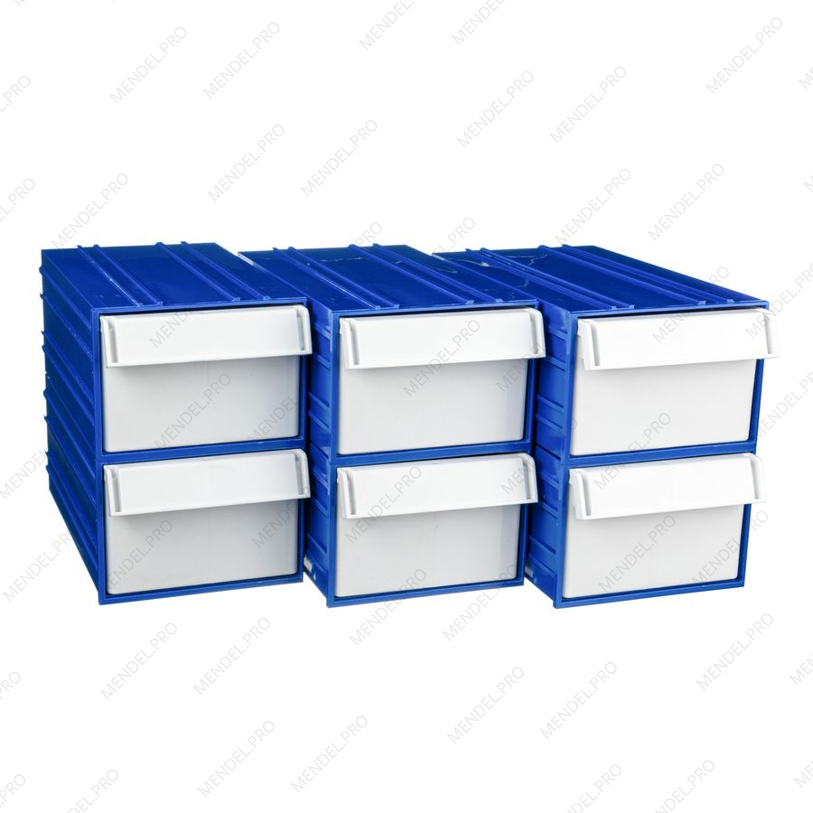 Пластиковый короб Стелла-техник C-2-К6-синий-белый
