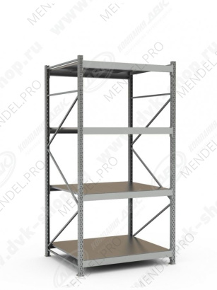 Стеллаж СТ-051 2500х1200х1050 (4 яруса)