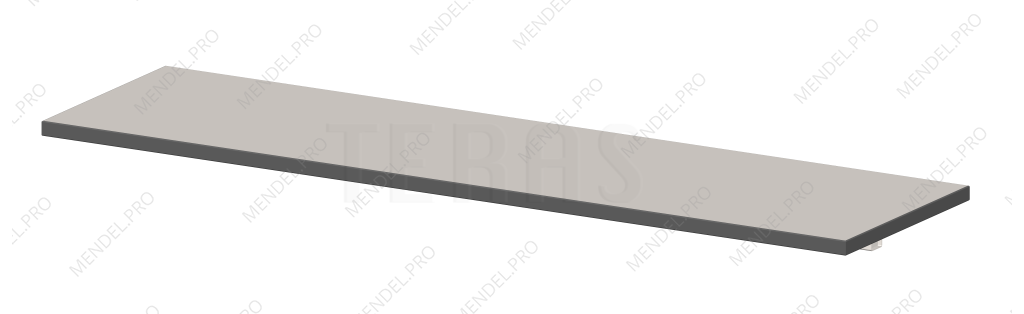 Нижняя полка для оборудования 1500х400 мм