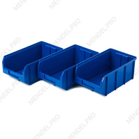 Пластиковый ящик Стелла-техник V-3-К3-синий
