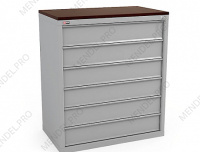 Шкаф картотечный КД-536 (без перегородок)