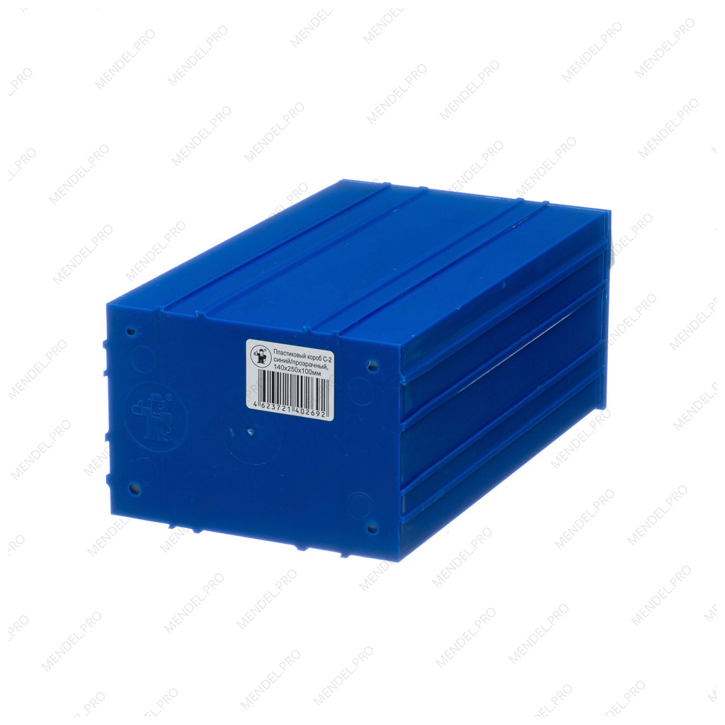 Пластиковый короб Стелла-техник С-2-синий-белый