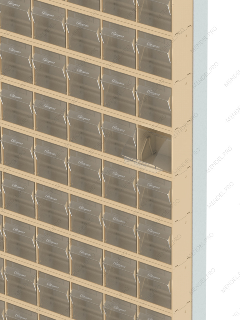 Стойка бежевая напольная Стелла-техник  404-20-00-00-B