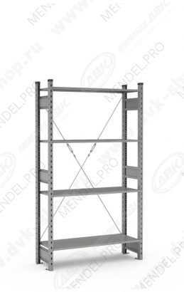 Стеллаж СТ-031 1900х1000х300 (4 яруса)