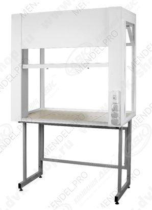 Шкаф вытяжной демонстрационный ЛК-1200 ШВД нерж. сталь