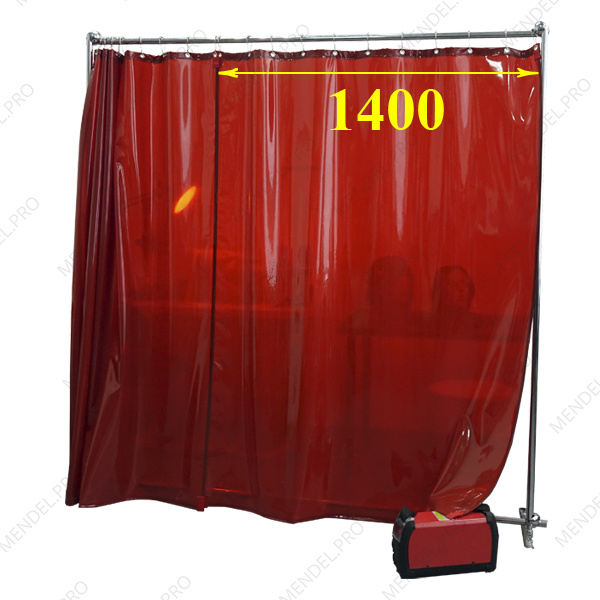Сварочная штора "Скрин ШС-1" 1400х1800 мм