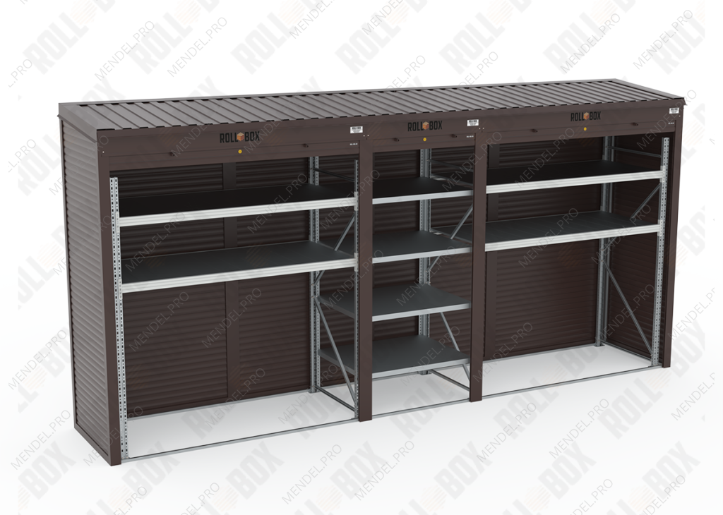Шкаф уличный ROLL‑BOX VILLAGE ROOF XL-3.3
