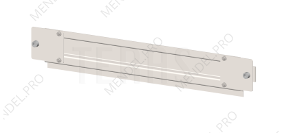 Планка алюминиевая 600 мм для крепления лотков