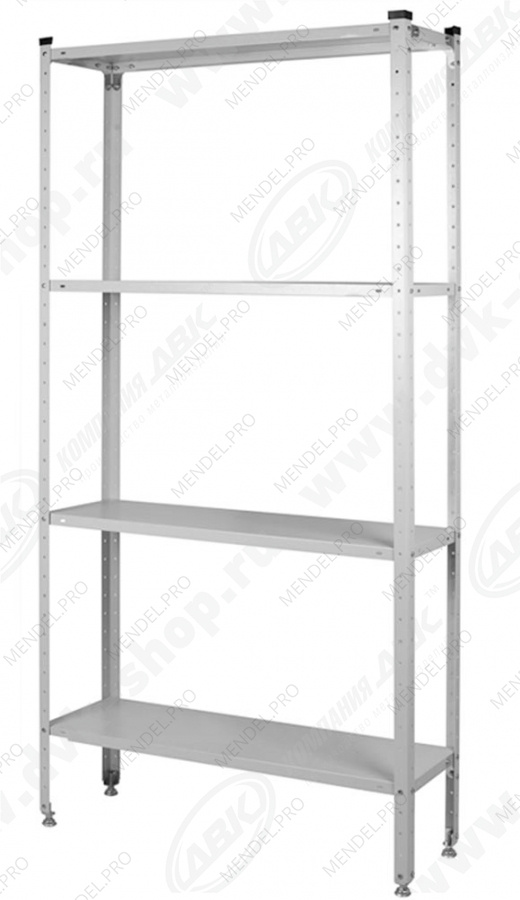 Стеллаж металлический с регулируемыми по высоте полками СТ-12-3 (1000х300х2000)