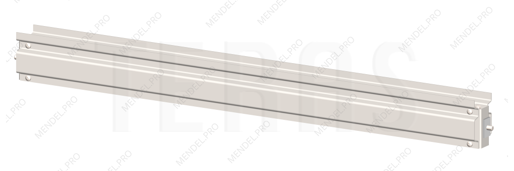 Планка стальная для серии DUAL 2х1200 мм для крепления лотков