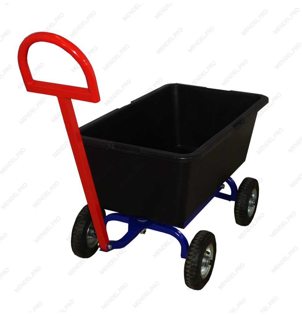 Тележка платформенная усиленная ТДС П с колесами