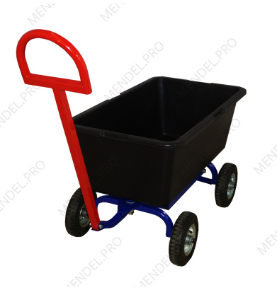 Тележка платформенная усиленная ТДС П с колесами