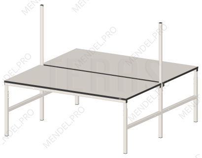 Стол рабочий 2х(1800х700 мм) серии DUAL