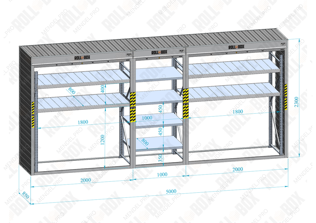 Шкаф в паркинг ROLL‑BOX IN STOCK XL-3.3