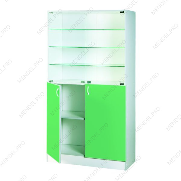 Шкаф медицинский двухсекционный двухдверный МКП 013 /01-"Айболит"