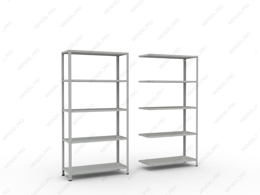 Стеллаж полочный на болтах 2000х1000х600 (5 полок)