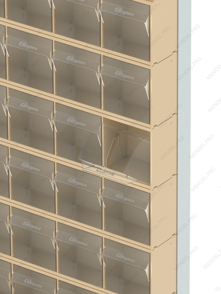 Стойка бежевая напольная Стелла-техник 404-05-06-03-B