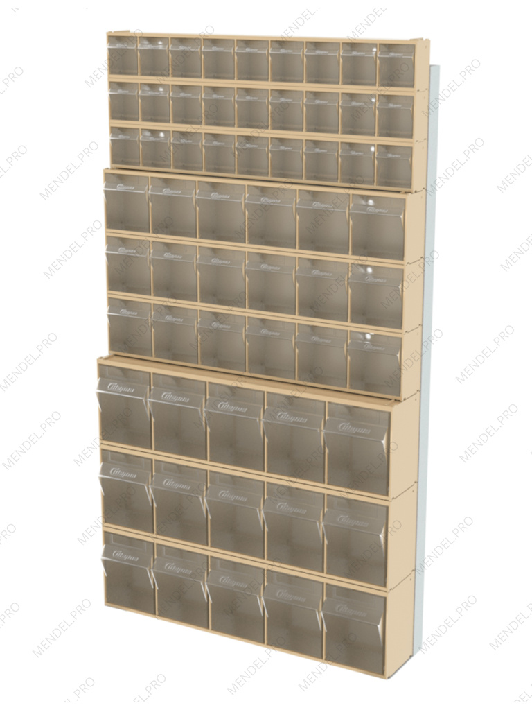 Стойка бежевая настенная Стелла-техник 402-03-03-03-B