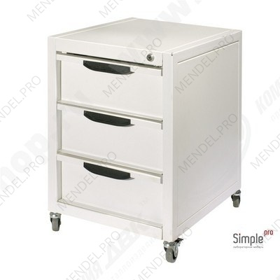 Тумба подкатная с 3-мя ящиками ЛК-400 ТПЯ-В (400х470х720)