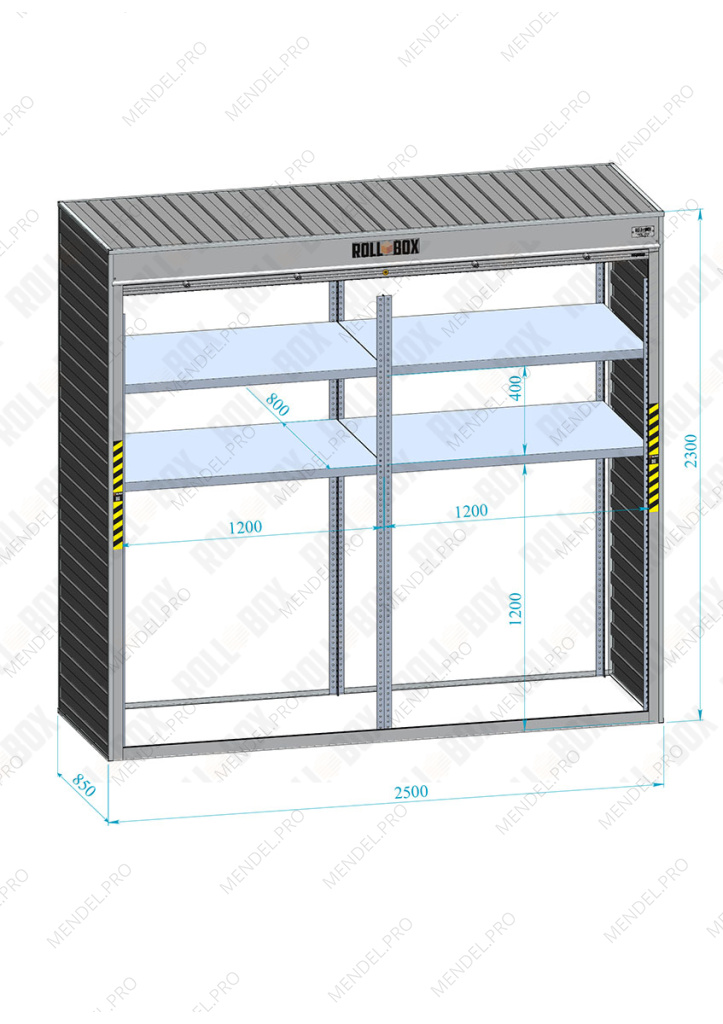 Шкаф в паркинг ROLL‑BOX IN STOCK L-1