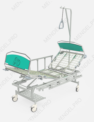 Кровать функциональная КФ-3 - "Айболит" спинки ЛДСП / пластик