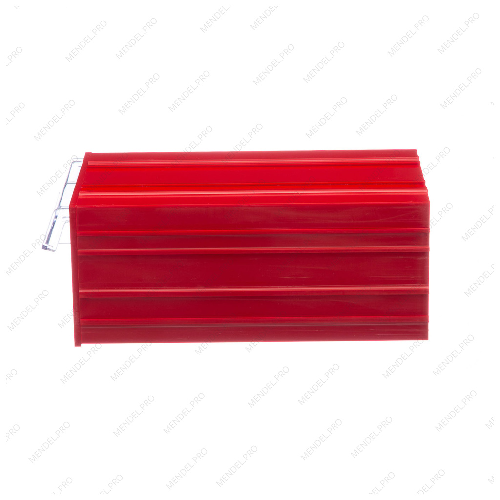 Пластиковый короб Стелла-техник С-2-красный-прозрачный