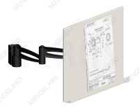 Подставка для чертежей (цвет RAL7035)