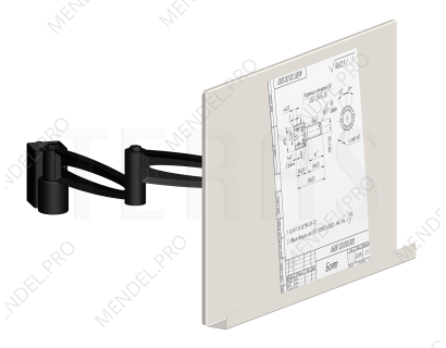 Подставка для чертежей (цвет RAL7035)