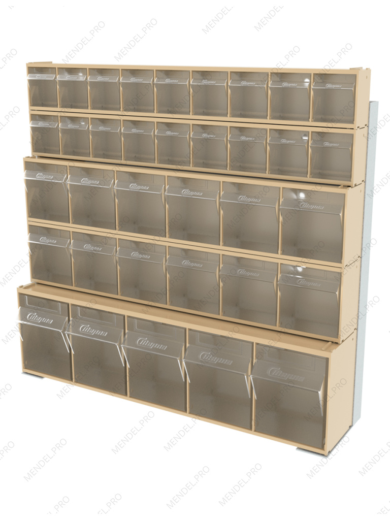 Стойка бежевая настенная/настольная Стелла-техник 401-02-02-01-B