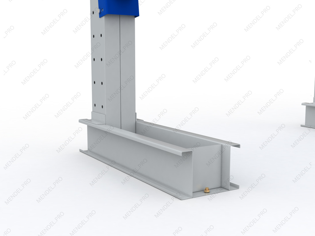 Стеллаж консольный односторонний СГ (4 консоли)