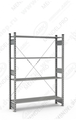 Стеллаж СТ-031 1900х1300х300 (4 яруса)