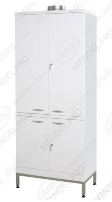 Шкаф для реактивов ЛК-800 ШР  (800х450х2010)( Сталь,белый )
