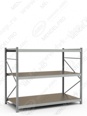 Стеллаж СТ-051 1800х2100х1050 (3 яруса)