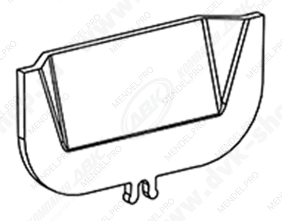 Перегородка d45 (10шт.)