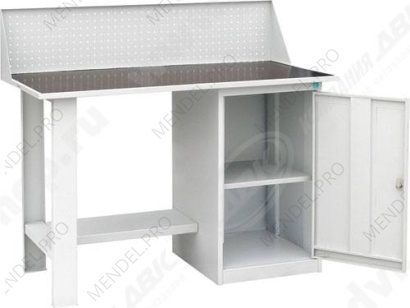 Верстак слесарный однотумбовый с экраном