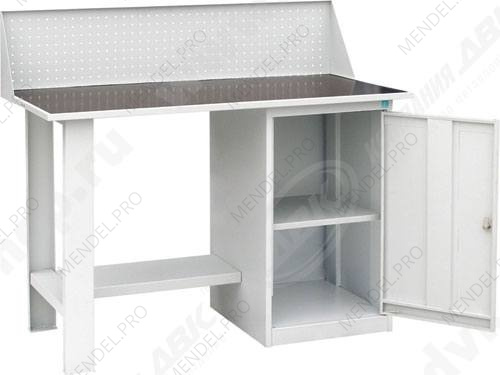 Верстак слесарный однотумбовый с экраном