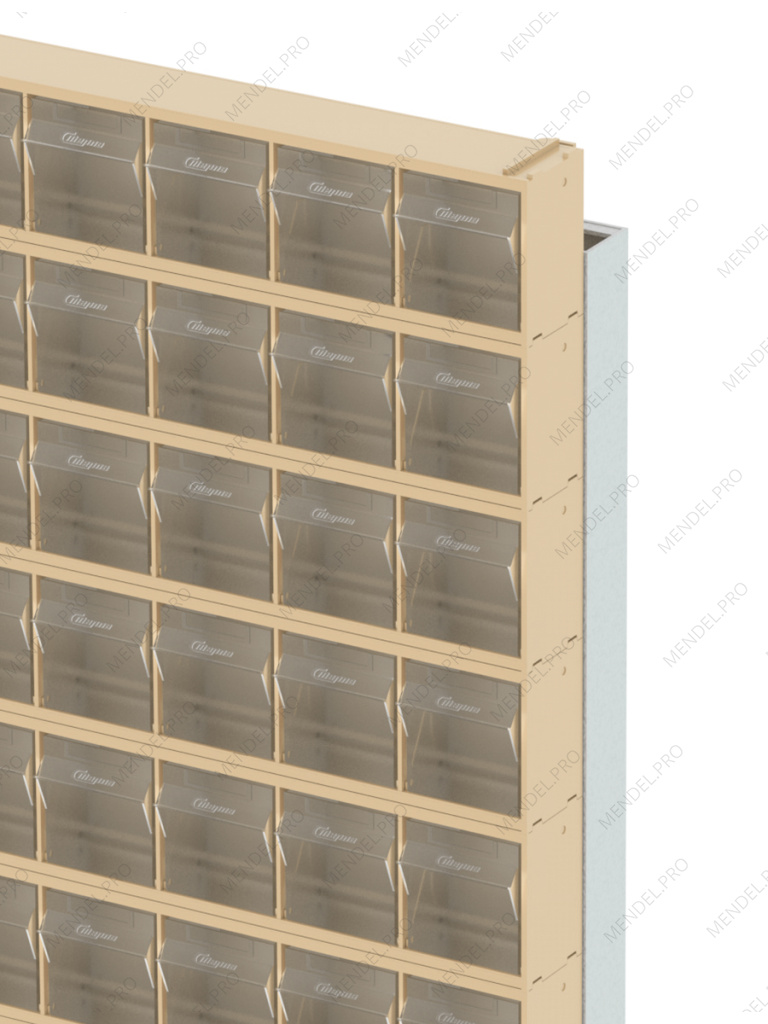 Стойка бежевая настенная/настольная Стелла-техник 401-07-00-00-B