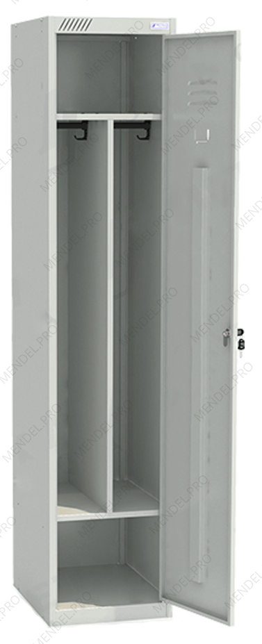 Шкаф гардеробный ШРС-11-400 с перегородкой