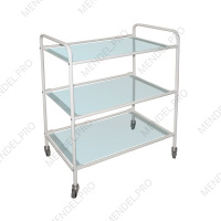 Стол инструментальный предметный трехполочный СИП-3/С-М-"Айболит"