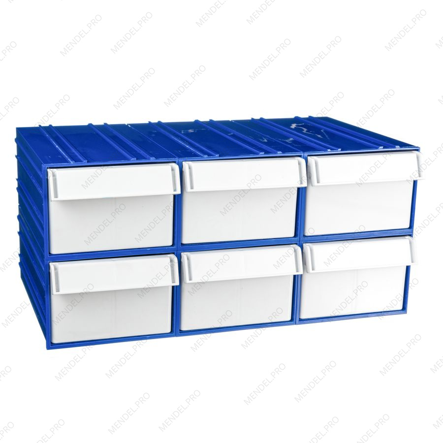 Пластиковый короб Стелла-техник C-2-К6-синий-белый