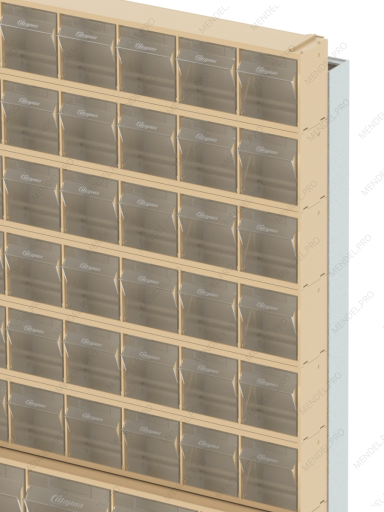 Стойка бежевая настенная Стелла-техник 402-06-05-00-B