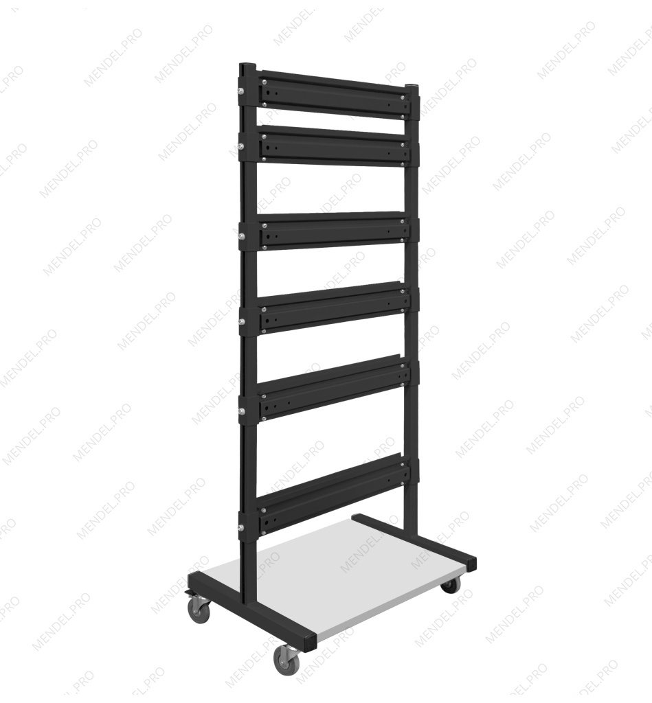 Стойка мобильная для лотков СМЛ