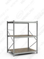 Стеллаж СТ-051 2000х1500х1050 (3 яруса)