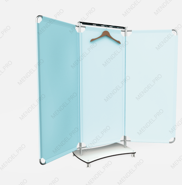 Ширма 3- секционная с полимерными полотнами ШМПС-01-"Айболит", v1