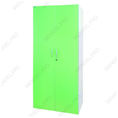 Шкаф медицинский двухсекционный двухдверный для одежды Ш 2.04-"Айболит" с замком