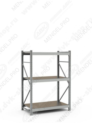 Стеллаж СТ-051 1800х1200х650 (3 яруса)