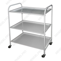 Стол инструментальный предметный трехполочный СИП-3/М-"Айболит"