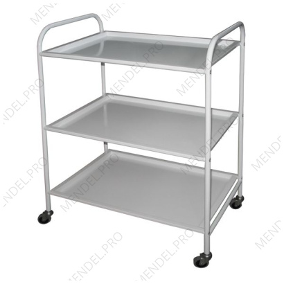 Стол инструментальный предметный трехполочный СИП-3/М-"Айболит"